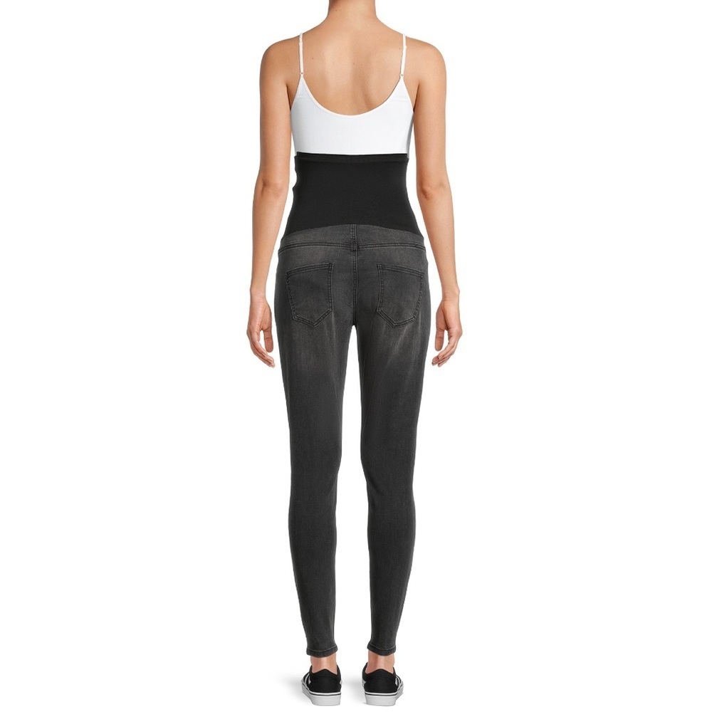 Maternity Skinny Jeans with Full Panel for Women - Picture 3 of 7